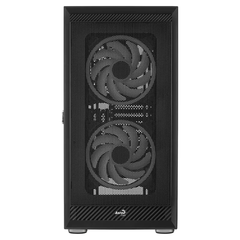 Aerocool GRAPHITEV3 kompiuterio korpusas 3 ARGB 14cm ventiliatoriai
