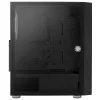 Aerocool GRAPHITEV3 kompiuterio korpusas 3 ARGB 14cm ventiliatoriai