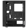 Aerocool GRAPHITEV3 kompiuterio korpusas 3 ARGB 14cm ventiliatoriai