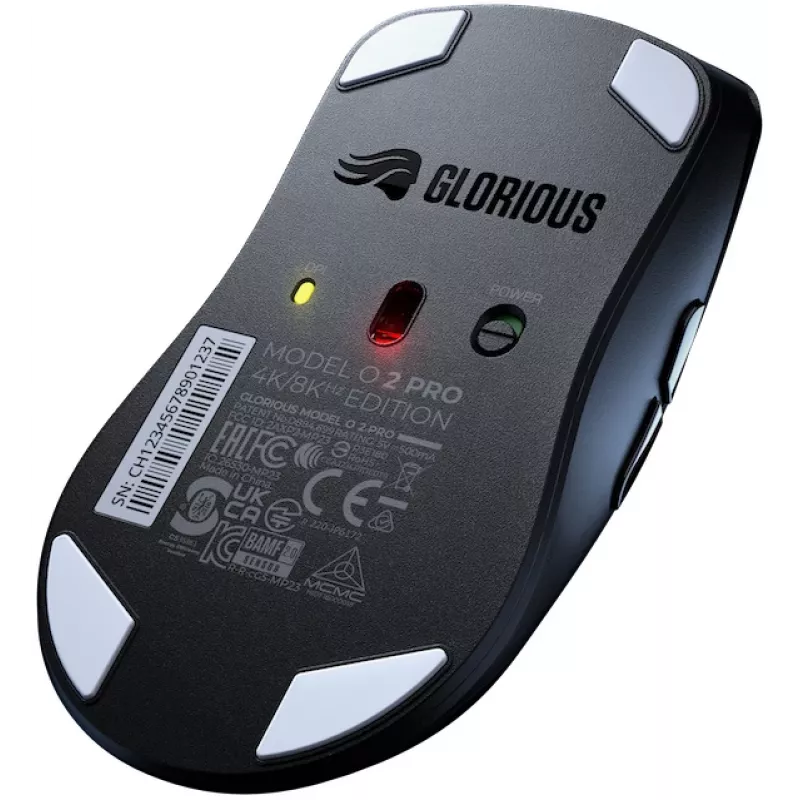 Glorious Gaming Glorious Model O 2 PRO Wireless - 4K/8K atrankos dažnis - Juoda