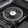 SilverStone SST-NT07-1700 žemo profilio procesoriaus aušintuvas, 80 mm, 1500–3600 aps./min., juodas