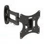 Sieninis laikiklis InLine TFT/LED/Plasma 58–107 cm (23–42 col.) pasukamas/palenkiamas, VESA 100x100–200x200, max 30 kg, juodas