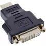 InLine HDMI į DVI adapteris (kištukas / 24+1 lizdas) auksuotas, 4K2K