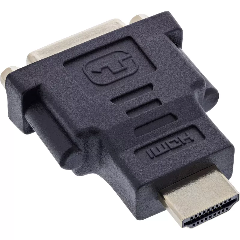 InLine HDMI į DVI adapteris (kištukas / 24+1 lizdas) auksuotas, 4K2K