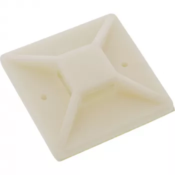 InLine lipnūs kabelių raiščių laikikliai 20x20mm natūralūs 10 vnt.