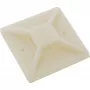 InLine lipnūs kabelių raiščių laikikliai 20x20mm natūralūs 10 vnt.