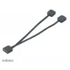 Akasa AK-CBLD08-12BK adresuojamas RGB LED skirstytuvas 0,12 m
