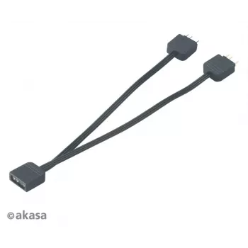 Akasa AK-CBLD08-12BK adresuojamas RGB LED skirstytuvas 0,12 m