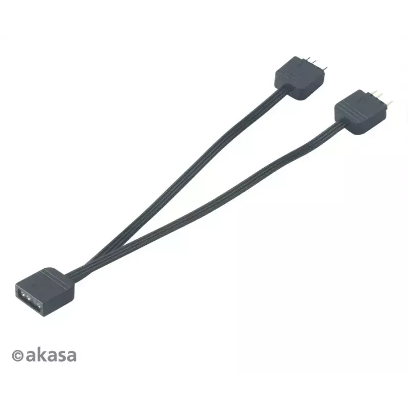 Akasa AK-CBLD08-12BK adresuojamas RGB LED skirstytuvas 0,12 m