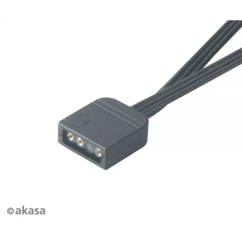 Akasa AK-CBLD08-12BK adresuojamas RGB LED skirstytuvas 0,12 m