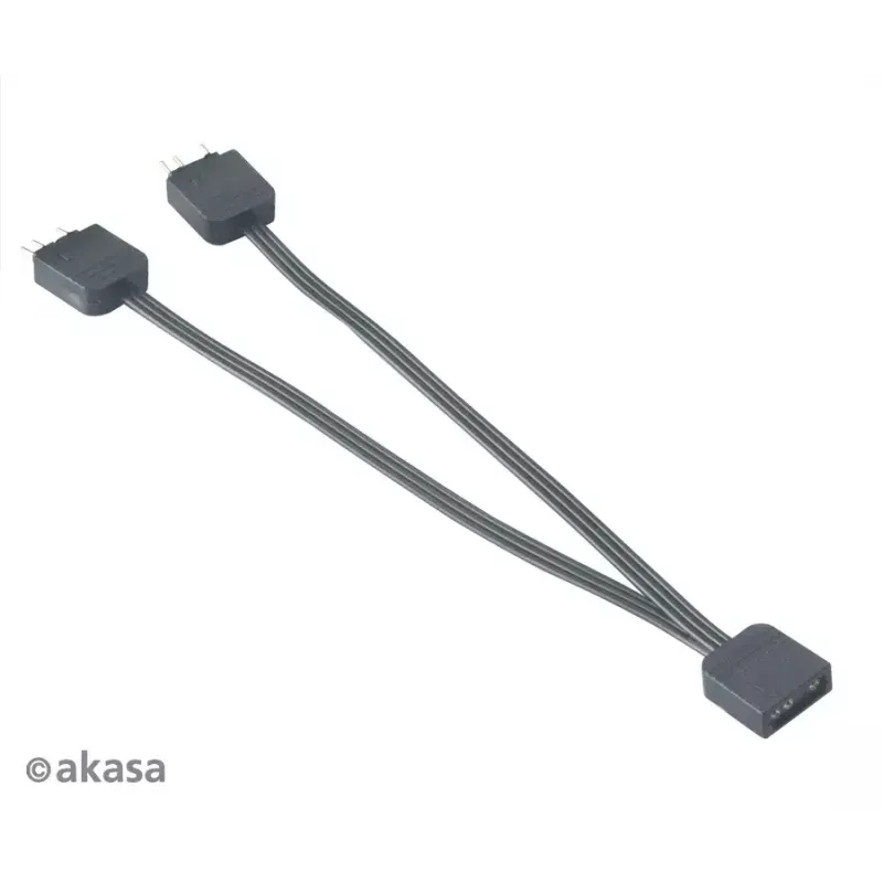 Akasa AK-CBLD08-12BK adresuojamas RGB LED skirstytuvas 0,12 m
