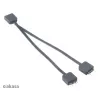 Akasa AK-CBLD08-12BK adresuojamas RGB LED skirstytuvas 0,12 m