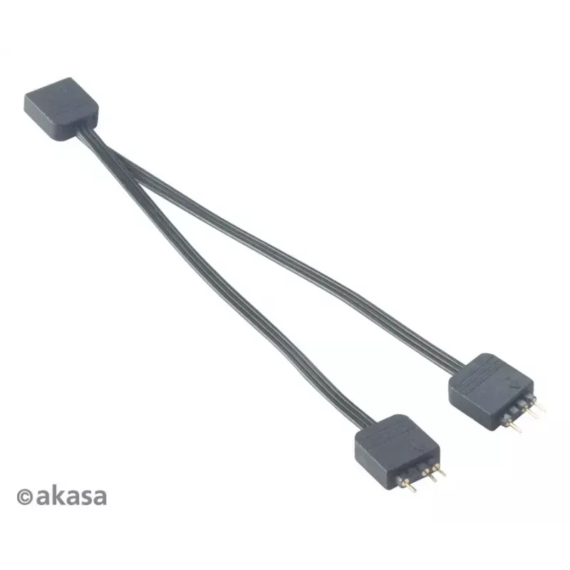 Akasa AK-CBLD08-12BK adresuojamas RGB LED skirstytuvas 0,12 m