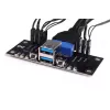 Alphacool I/O ES Panel su kabelių rinkiniu ir USB 3.0, juoda