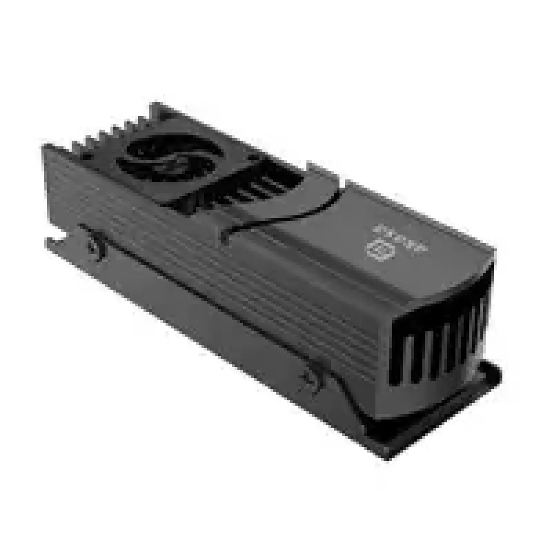 M.2 SSD aušintuvas Akasa Gecko Pro LX A-M2HS04-BK — aliumininis radiatorius vienpusiams M.2 diskams