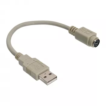 USB adapterio laidas USB A (vyriškas) / PS/2 (moteriškas) InLine 33102