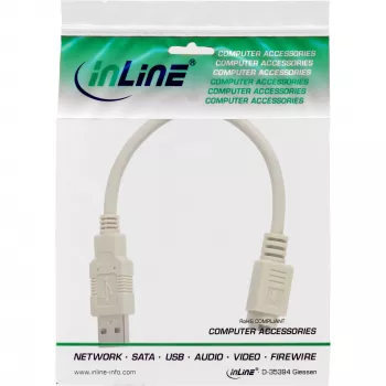 USB adapterio laidas USB A (vyriškas) / PS/2 (moteriškas) InLine 33102