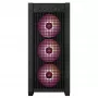 ASUS TUF Gaming GT302 ARGB Midi Tower korpusas, juodas, grūdintas stiklas, 3x140mm priekyje + 1x140mm gale, USB-C
