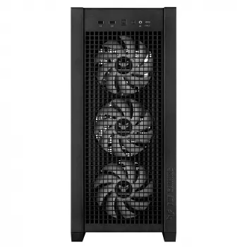 ASUS TUF Gaming GT302 ARGB Midi Tower korpusas, juodas, grūdintas stiklas, 3x140mm priekyje + 1x140mm gale, USB-C