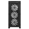 ASUS TUF Gaming GT302 ARGB Midi Tower korpusas, juodas, grūdintas stiklas, 3x140mm priekyje + 1x140mm gale, USB-C