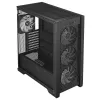 ASUS TUF Gaming GT302 ARGB Midi Tower korpusas, juodas, grūdintas stiklas, 3x140mm priekyje + 1x140mm gale, USB-C