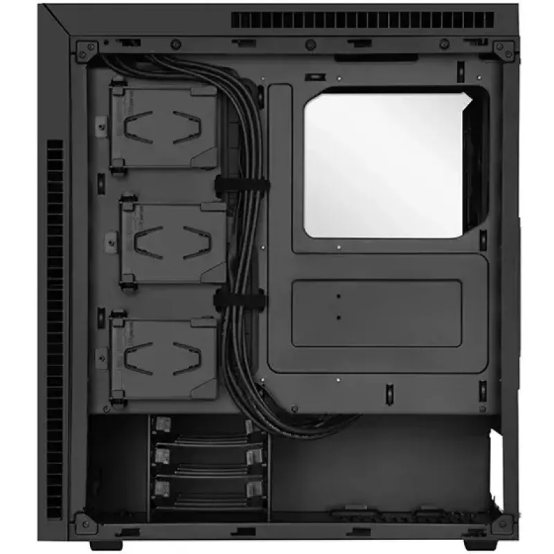 PC korpusas Silverstone SST-KL07B-E Tower juodas