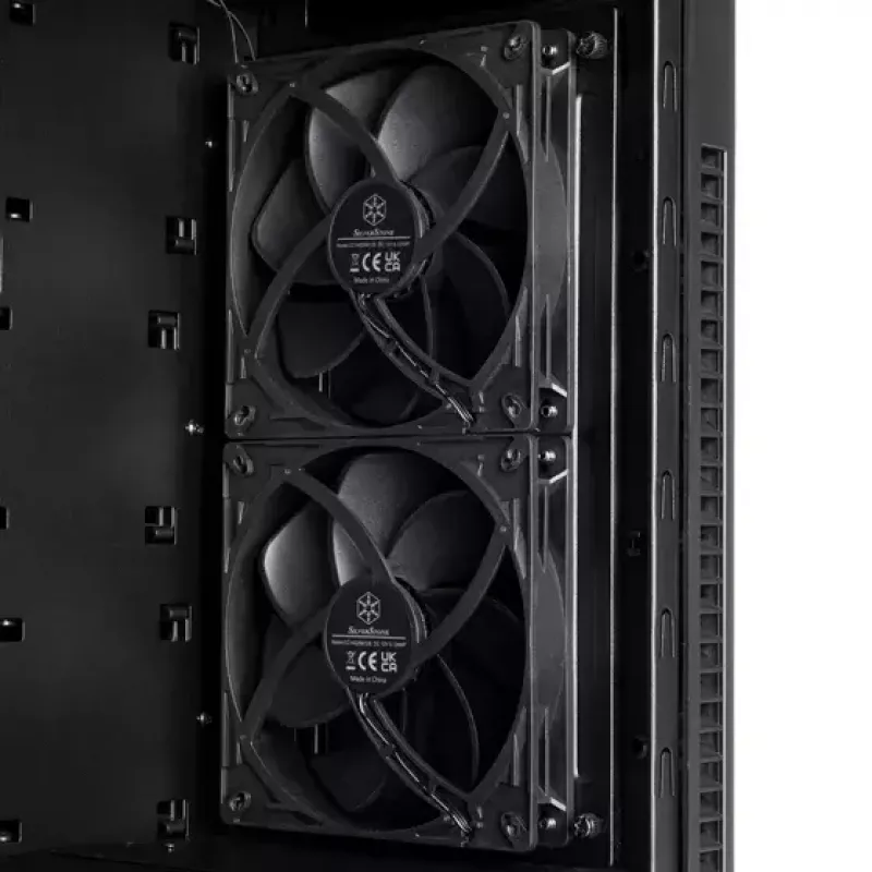 PC korpusas Silverstone SST-KL07B-E Tower juodas