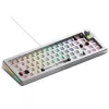 Mechaninė klaviatūra GLORIOUS GMMK 3 PRO 65% Barebones Wired Silver — 65% USB RGB, 2 m laidas