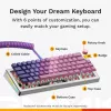 Mechaninė klaviatūra GLORIOUS GMMK 3 PRO 65% Barebones Wired Silver — 65% USB RGB, 2 m laidas