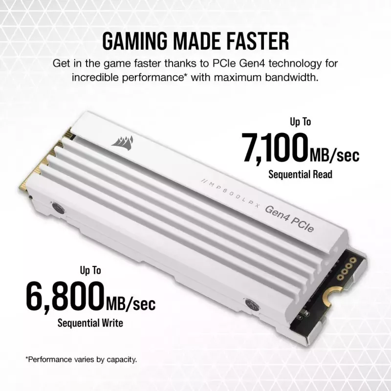 SSD diskas Corsair 2 TB M.2 PCI Express 4.0 MP600 PRO LPX