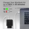 AXAGON ACU-PQ45 USB-C/USB-A 45W GaN greitasis įkroviklis (QC 3.0/4+, PD 3.0, PPS, AFC, FCP, SFC) juodas