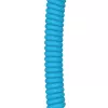 Suvyniotas USB laidas GLORIOUS GMMK Electric Blue – nuimamas klaviatūros laidas su stačiakampėmis jungtimis