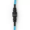 Suvyniotas USB laidas GLORIOUS GMMK Electric Blue – nuimamas klaviatūros laidas su stačiakampėmis jungtimis