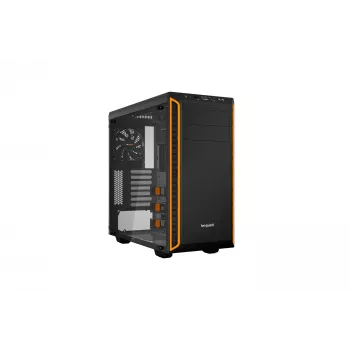 be quiet Pure Base 600 Window Midi Tornas Juodas, Oranžinis