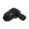 Alphacool 17136 žalvarinė jungtis juoda 35 mm plotis 17 mm gylis 29 mm aukštis
