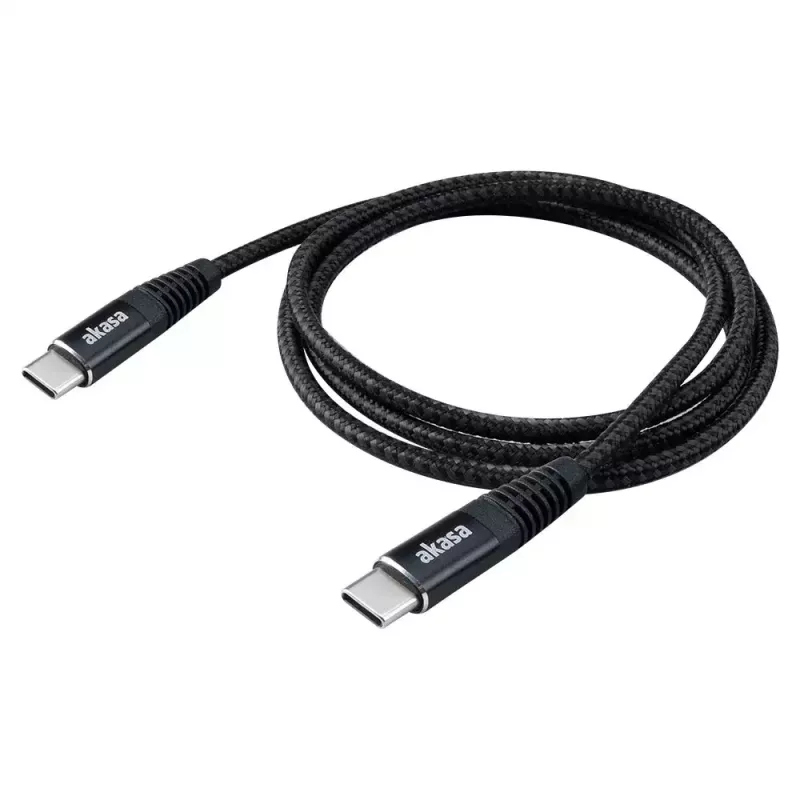 USB-C kabelis Akasa AK-CBUB54-10BK 1m juodas