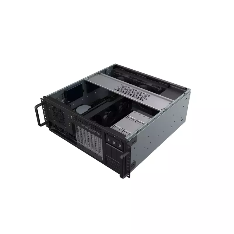Serverio korpusas SilverStone RM46-502-I juodas ATX 1x80mm ventiliatorius