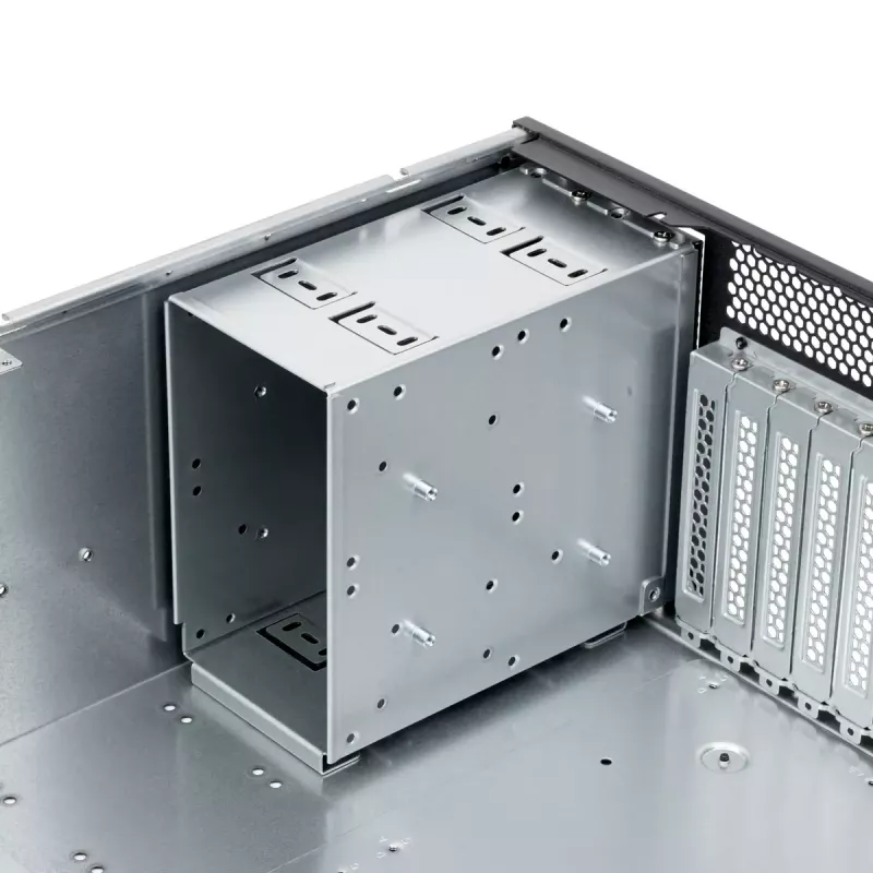 Serverio korpusas SilverStone RM46-502-I juodas ATX 1x80mm ventiliatorius