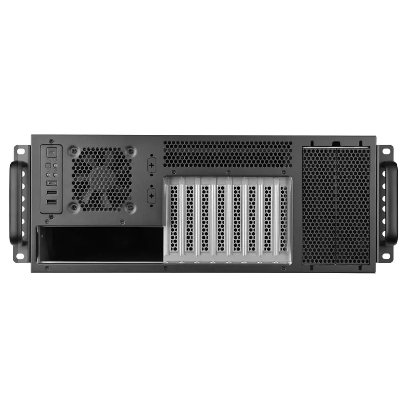 Serverio korpusas SilverStone RM46-502-I juodas ATX 1x80mm ventiliatorius