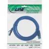 InLine Patch Laidas S/FTP PiMF Cat.6A halogen free 500MHz mėlynas 1,5m