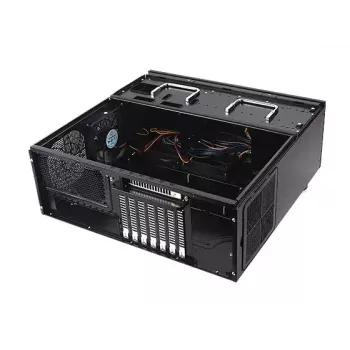 Korpusas SilverStone Grandia GD07 HTPC juodas