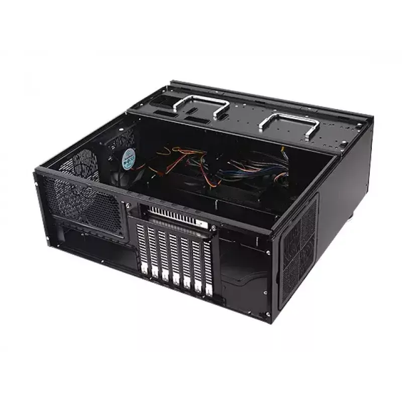 Korpusas SilverStone Grandia GD07 HTPC juodas