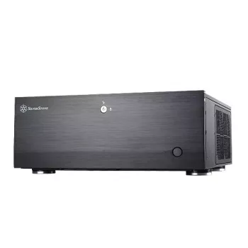 Korpusas SilverStone Grandia GD07 HTPC juodas