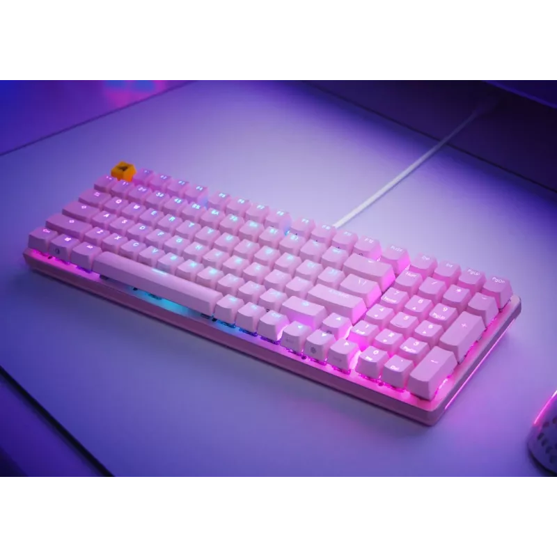 Glorious Gaming GMMK 2 klaviatūra USB US Anglų Rožinė