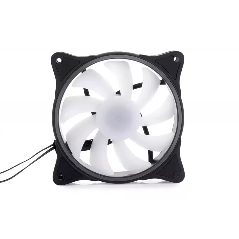 Ventiliatorius Alphacool Rise Aurora 12 cm juodas permatomas 2600 RPM 118,9 m³/h