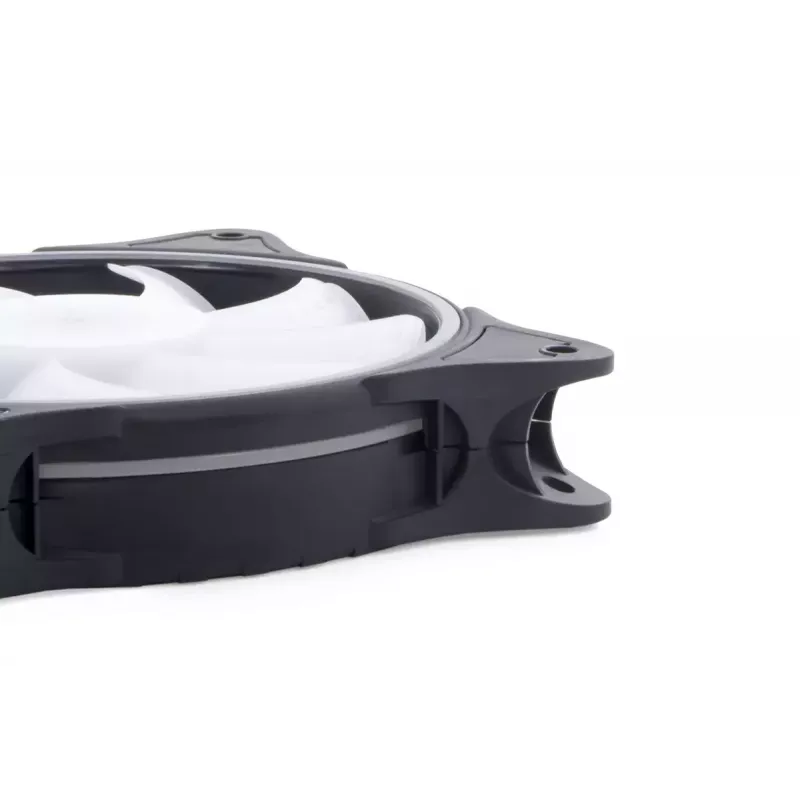 Ventiliatorius Alphacool Rise Aurora 12 cm juodas permatomas 2600 RPM 118,9 m³/h
