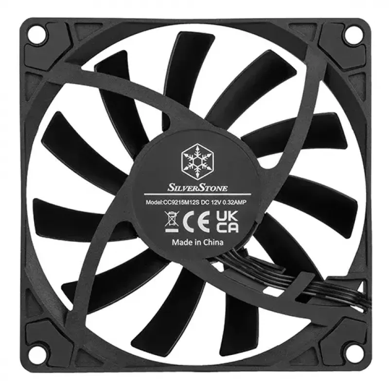 Ventiliatorius SilverStone Air Slimmer 90 9,2 cm juodas 500-2500 RPM hidraulinis