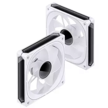 Kompiuterio ventiliatorius Jonsbo FR-505WR 12 cm 800–1800 RPM 47.2 CFM 13.3–30 dB Baltas