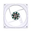 Jonsbo FR-505WR FR-505 ARGB PWM korpuso ventiliatorius su atvirkštinėmis mentėmis, 120 mm, 47,17 CFM, baltas