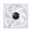 Jonsbo FR-505WR FR-505 ARGB PWM korpuso ventiliatorius su atvirkštinėmis mentėmis, 120 mm, 47,17 CFM, baltas